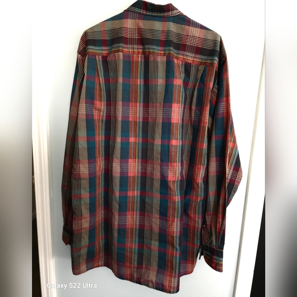 Lot of 2 Men's Casual Large/Tall Long Sleeved Shirts - Picture 7 of 8